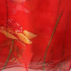 KENZO PARIS scarf floral vintage